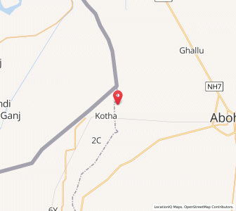 Map of Bakain, Punjab