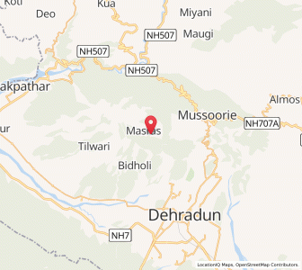 Map of Bakarna, Uttarakhand