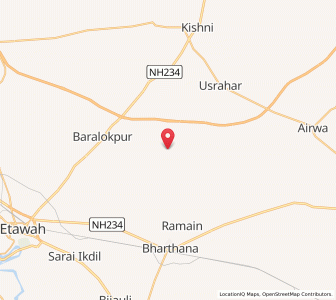 Map of Bakauli, Uttar Pradesh