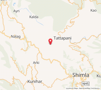Map of Bakhdail, Himachal Pradesh