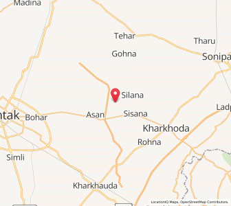 Map of Bakheta, Haryana