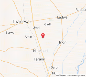 Map of Bakipur, Haryana