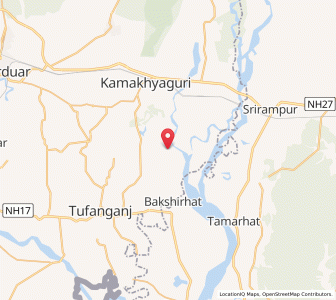 Map of Bakla, West Bengal