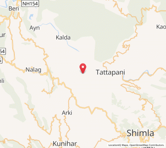 Map of Baknar, Himachal Pradesh