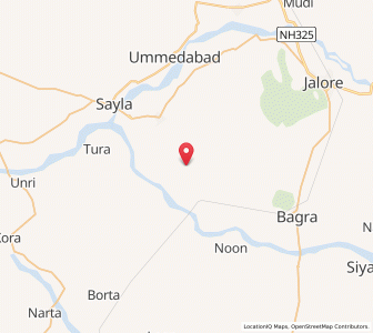Map of Bakra, Rajasthan