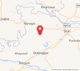 Map of Bakreswar, West Bengal
