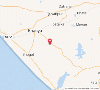 Map of Bakuri, Gujarat