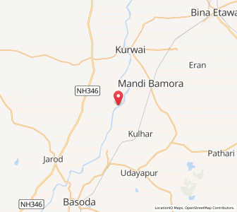 Map of Bakwara, Madhya Pradesh
