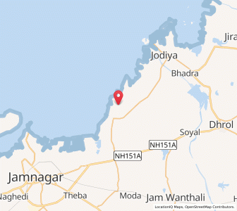 Map of Balachadi, Gujarat