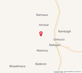 Map of Baladesar, Rajasthan