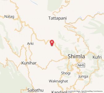 Map of Balahu, Himachal Pradesh