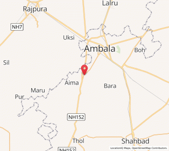Map of Balana, Haryana