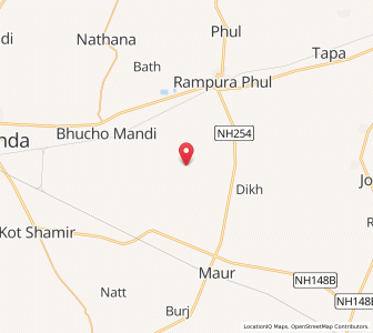 Map of Balanwali, Punjab