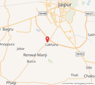 Map of Balawala, Rajasthan