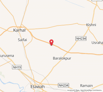 Map of Balbhadrapur, Uttar Pradesh