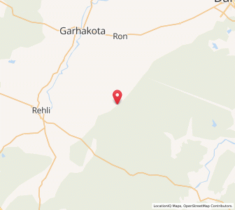 Map of Baleh, Madhya Pradesh