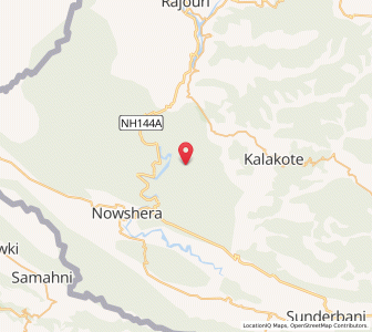 Map of Balele ka Kot, Kashmir