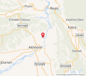 Map of Balgara, Kashmir