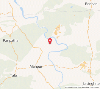 Map of Balhoun, Madhya Pradesh