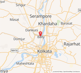 Map of Bali, West Bengal