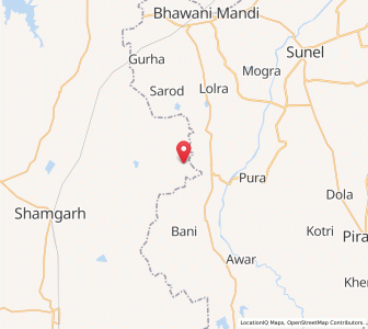 Map of Balia, Madhya Pradesh