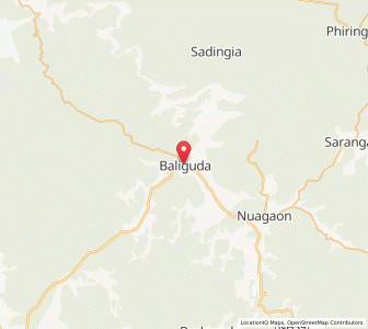Map of Baligurha, Odisha