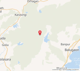 Map of Balikanla, Odisha