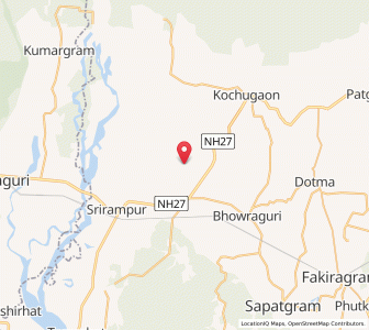 Map of Balimari, Assam