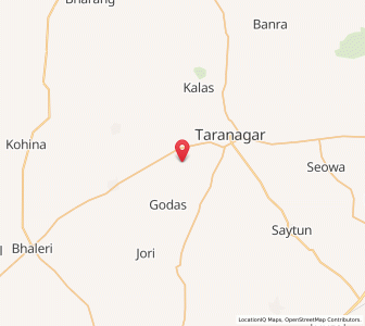 Map of Baliya, Rajasthan