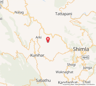 Map of Baliyandari, Himachal Pradesh