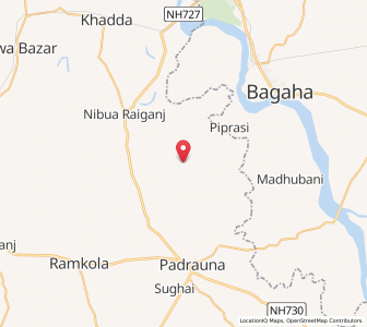 Map of Balkunria, Bihar