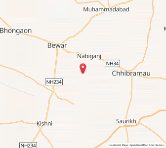 Map of Ballupur, Uttar Pradesh