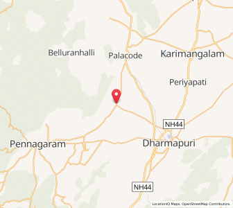 Map of Ballurpettai, Tamil Nadu