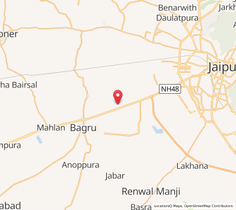 Map of Balmukanpura, Rajasthan