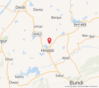 Map of Balola, Rajasthan
