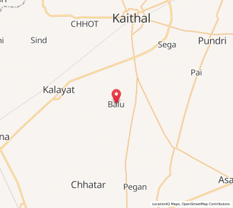 Map of Balu, Haryana
