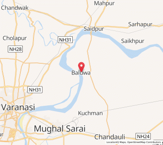 Map of Balua, Uttar Pradesh