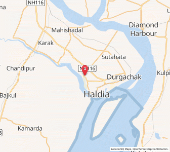 Map of Balughata, West Bengal