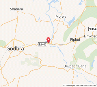 Map of Balupara, Gujarat