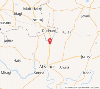 Map of Balurgi, Karnataka