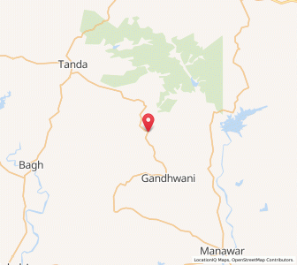 Map of Balwari, Madhya Pradesh