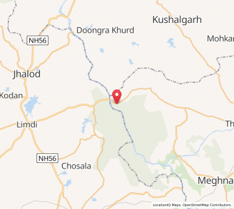 Map of Balwasa, Gujarat