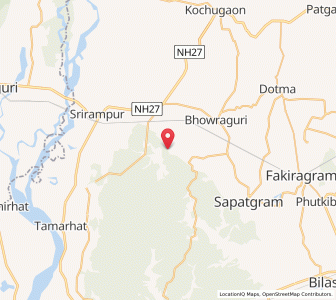 Map of Bamaijhora, Assam