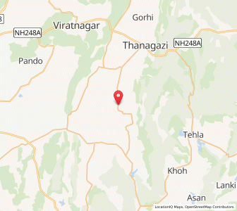 Map of Bamanwas, Rajasthan