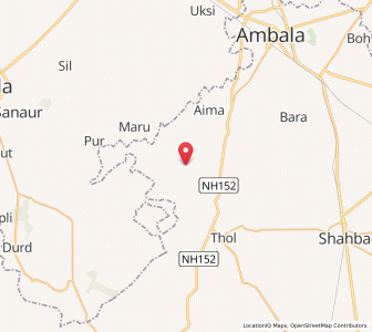 Map of Bamba, Haryana