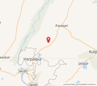 Map of Bamhauri Kurmian, Uttar Pradesh