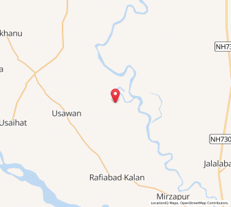 Map of Bamhnichauki, Uttar Pradesh