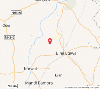 Map of Bamhorikela, Madhya Pradesh