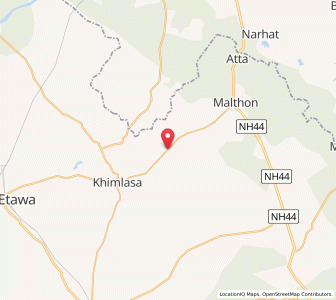 Map of Bamhorilal, Madhya Pradesh