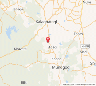 Map of Bammigatti, Karnataka